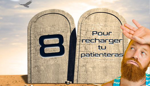 COMMANDEMENT 8️⃣ : Pour recharger tu patienteras